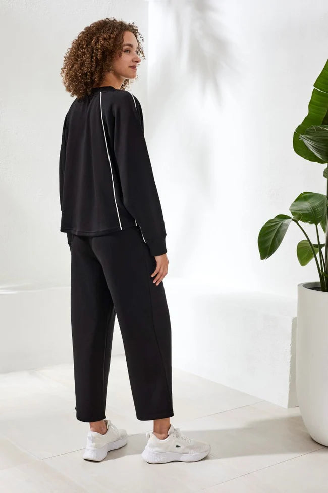 Tribal Black Piping Sweatshirt