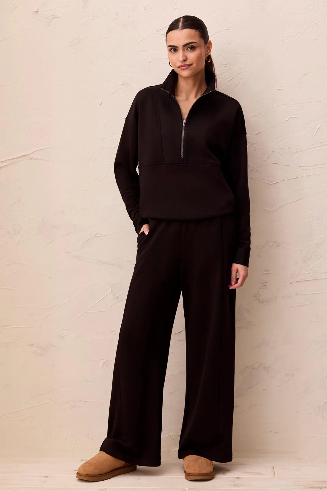 Tribal Black Ankle Pant