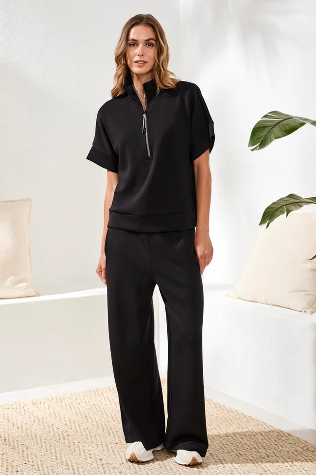 Tribal Black Scuba Short Sleeve Shirt