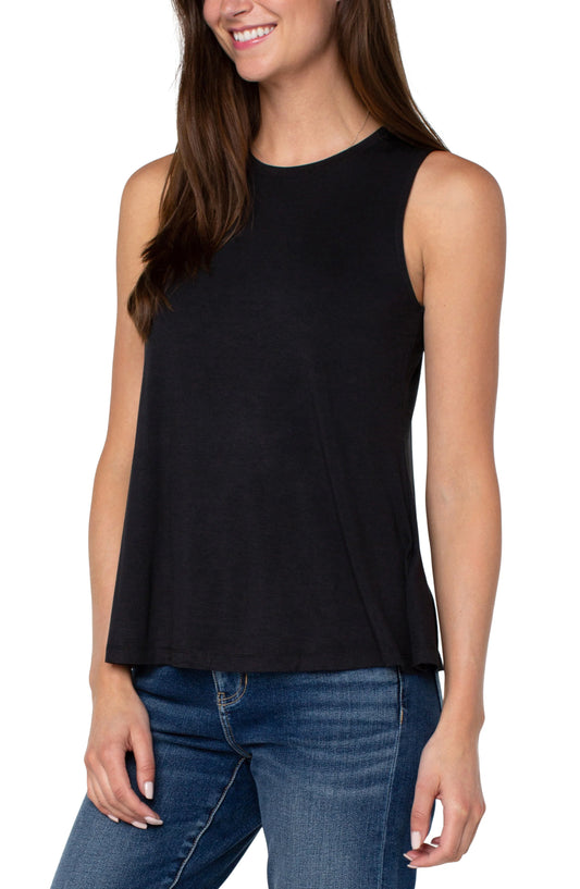 Liverpool Black Sleeveless Tank