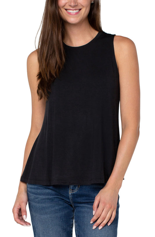 Liverpool Black Sleeveless Tank