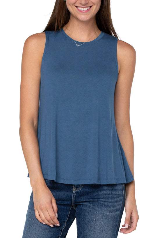 Liverpool French Blue Sleeveless Tank