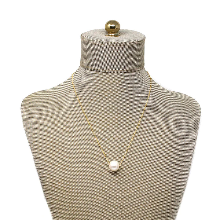 Pearl Pendant Necklace Gold