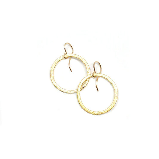 Gold Hoop Earrings - small