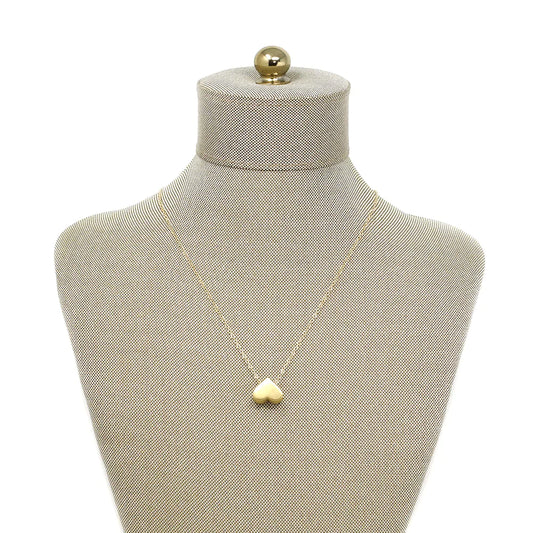 Upside Down Heart Necklace Gold/Silver